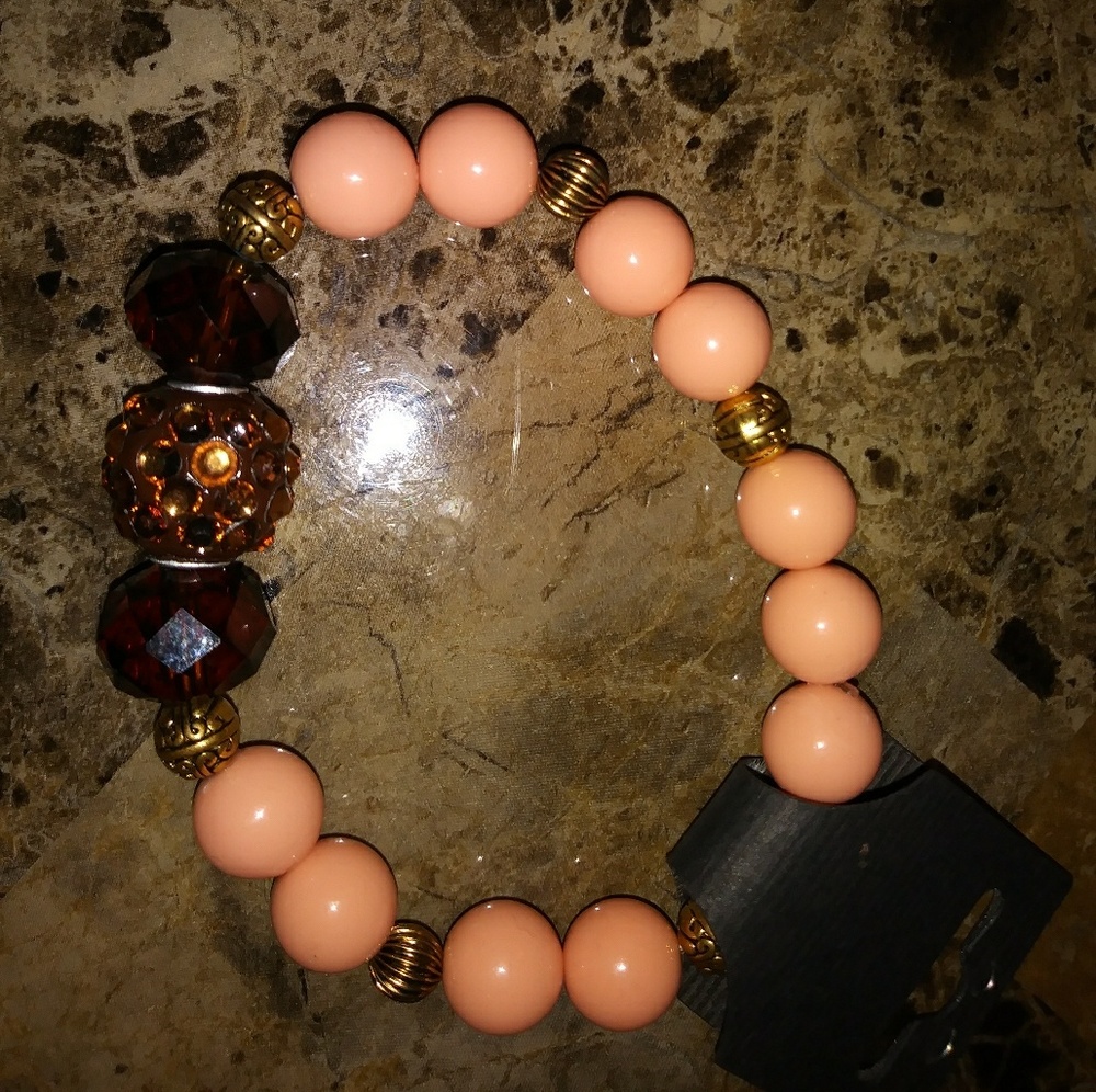 Peach bracelet